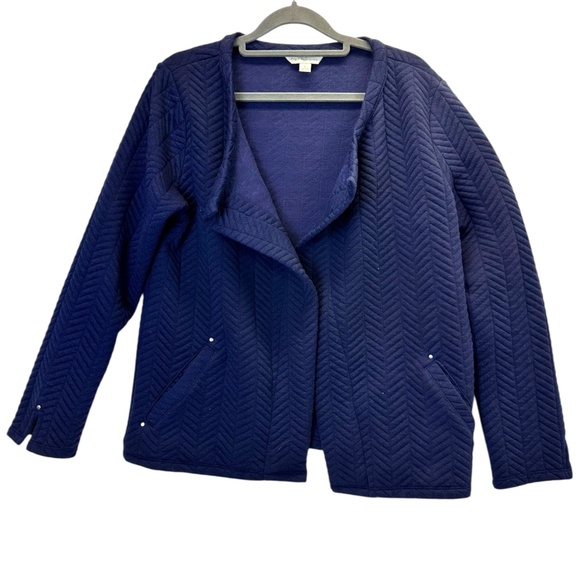 Calvin Klein Cardigan Women Large Purple B4 - Picture 1 of 6